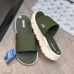 Imported Skechers Go Walk Flip Flops Green For Men