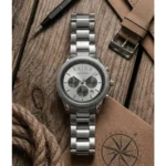 Luxury Armani Exchange Gunmetal Watch Silver For Men (BOT3123) - stayhit.in