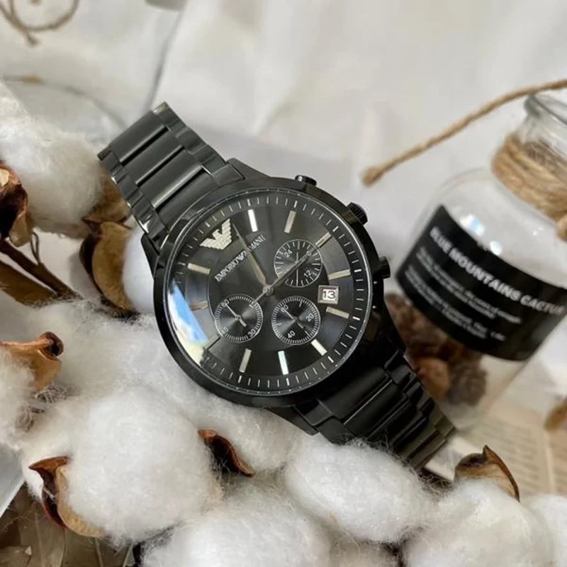 Luxury Emporio Armani Watch Black For Men (BOT3042) - stayhit.in