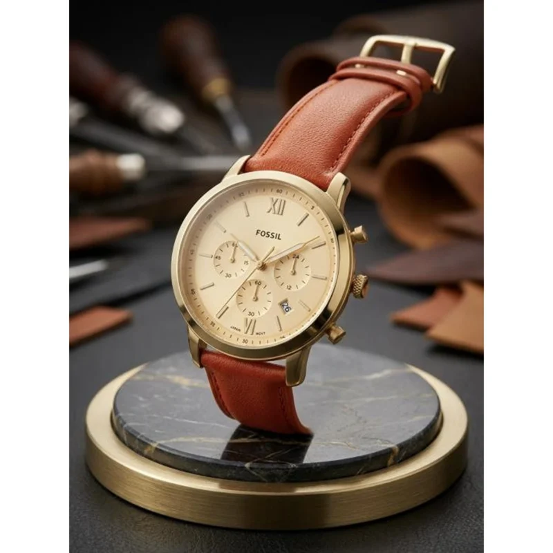 Luxury Fossil Neutra Watch Brown Strap For Men (BOT3970) - stayhit.in