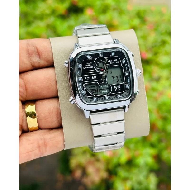 Luxury Fossil Retro Digital Watch For Men (JH606) - stayhit.in