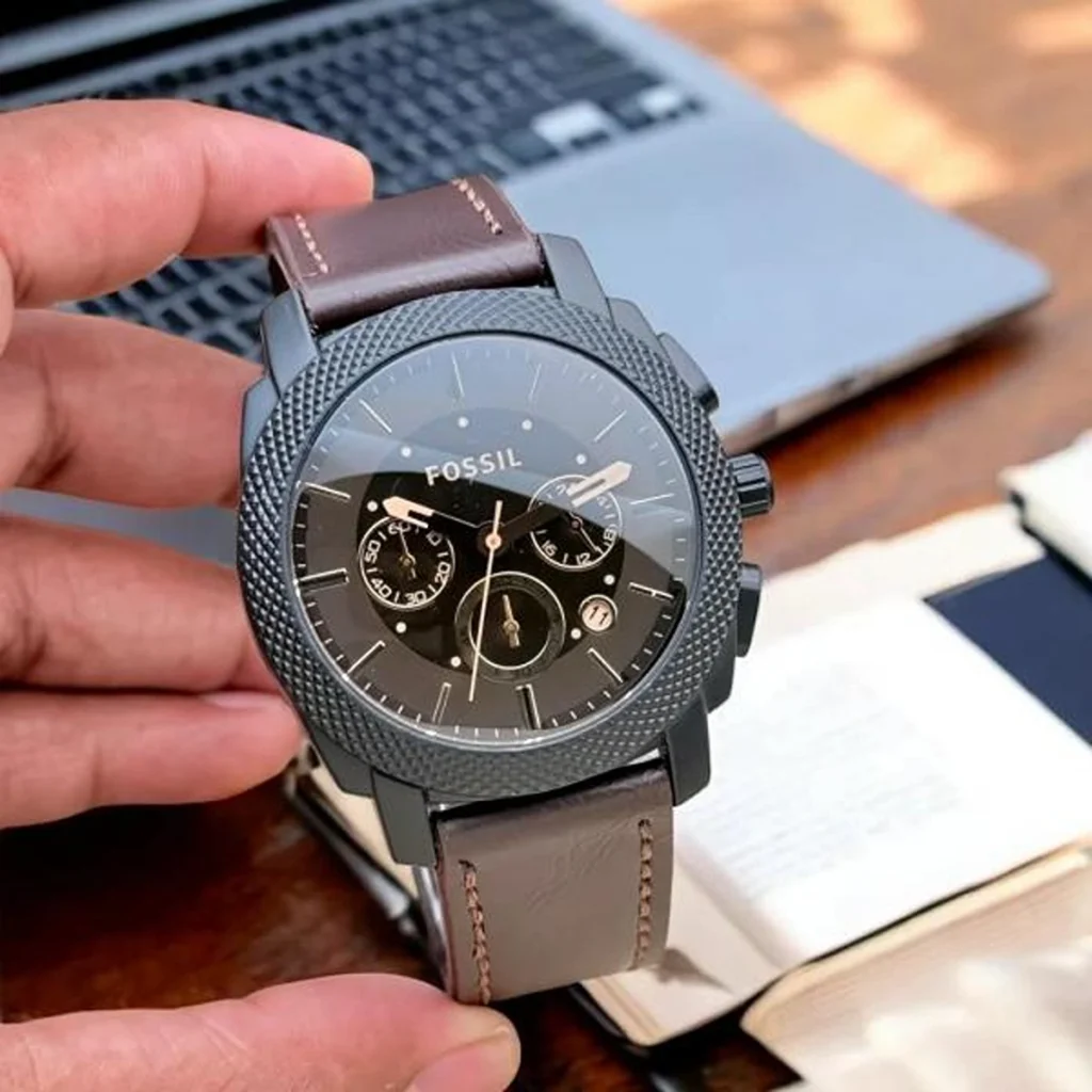 Luxury Fossil Watch Brown For Men (WS168) - stayhit.in
