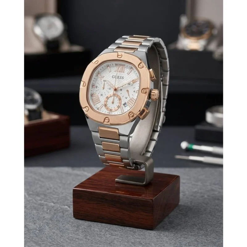 Luxury Guess Square Chronograph Watch For Men (SOS197) - stayhit.in