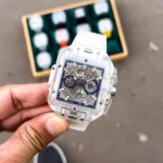 Luxury Hublot Transparent Watch Blue For Men (BOT3956) - stayhit.in