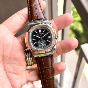 Luxury Patek Chrono Watch Rose TT Black For Men (JH507) - stayhit.in