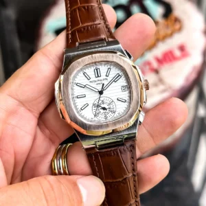 Luxury Patek Chrono Watch Rose TT White For Men (JH508) - stayhit.in