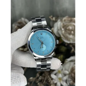 Luxury Role X Veriflat Watch Silver Tiffany Blue For Men (JH518) - stayhit.in