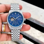Luxury Seiko Presage Automatic Watch Silver Blue For Men (BOT3742) - stayhit.in