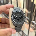 Luxury Seiko Prospex Speedtimer Watch Chronograph Black Grey For Men