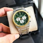 Luxury Seiko Watch Gold TT Green For Men (JH223) - stayhit.in