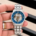 Luxury Tissot Automatic Watch Silver Blue For Men (BOT3176) - stayhit.in
