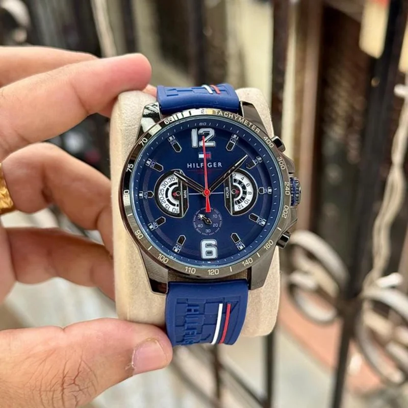 Luxury Tommy Hilfiger Decker Watch Blue For Men (BOT3737) - stayhit.in