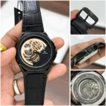 Luxury Tommy Hilfiger Watch Skeleton Dial For Men