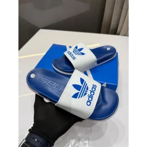 Premium Adidas Flip Flops Blue White For Men (HS487) - stayhit.in