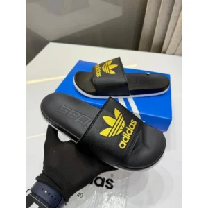 Premium Adidas Flip Flops Yellow Logo For Men (HS486) - stayhit.in