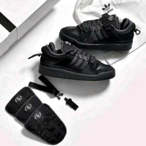 Premium Adidas Forum X Bad Bunny Shoes Full Black For Men (WS206) - stayhit.in