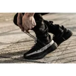 Premium Adidas Yeezy 350 V2 Shoes Core Black White For Men (JH773) - stayhit.in