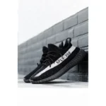 Premium Adidas Yeezy 350 V2 Shoes Core Black White For Men (JH773) - stayhit.in