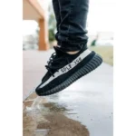 Premium Adidas Yeezy 350 V2 Shoes Core Black White For Men (JH773) - stayhit.in