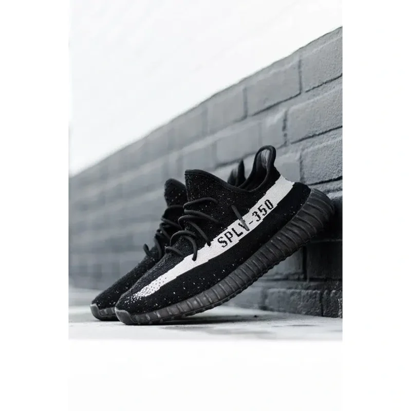 Premium Adidas Yeezy 350 V2 Shoes Core Black White For Men (JH773) - stayhit.in