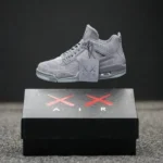 Premium Air Jordan Retro 4 Kaws Shoes Cool Grey With Og Box For Men