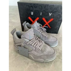 Premium Air Jordan Retro 4 Kaws Shoes Cool Grey With Og Box For Men (LAB890) - stayhit.in