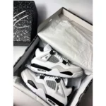 Premium Air Jordan Retro 4 Military Black Shoes For Men (BOT2716) - stayhit.in