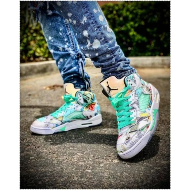 Premium Air Jordan Retro 5 Wings Glow In Dark Shoes For Men (BOT2710) - stayhit.in