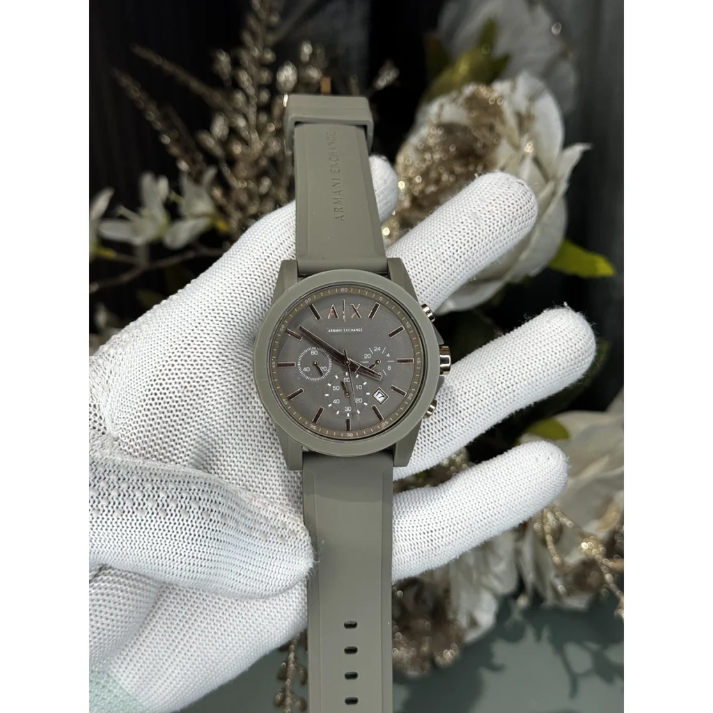 Premium Armani Exchange Olive Watch For Men (JH587) - stayhit.in