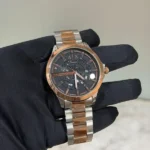 Premium Armani Exchange Watch Skeleton Two Tone For Men
