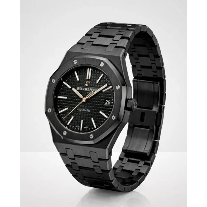 Premium Audemars Piguet Royal Oak Watch Black For Men (WS195) - stayhit.in
