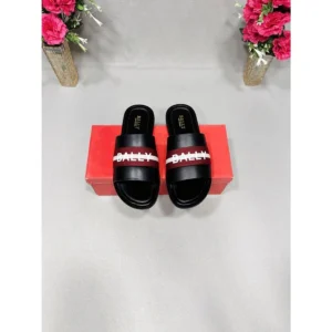Premium Bally Slides Black Red For Men (HS317) - stayhit.in