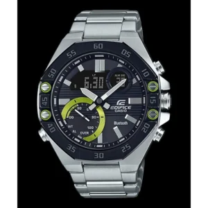 Premium Casio Edifice ECB10D Watch Black Silver For Men (WS139) - stayhit.in