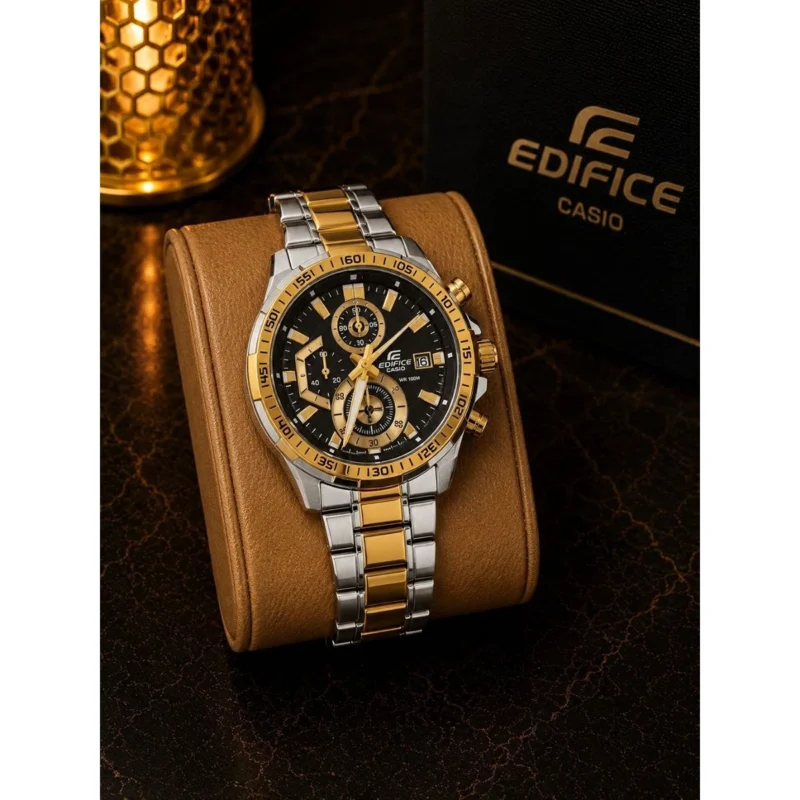Premium Casio Edifice Efr539 Watch Two Tone For Men (LAB927) - stayhit.in