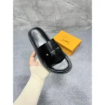 Premium Christian Louboutin Slides Black For Men (HS302) - stayhit.in