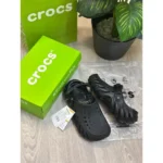 Premium Crocs Echo Super Soft Clogs All Black For Men