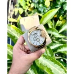 Premium Diesel 10 Bar Watch White Gold For Men
