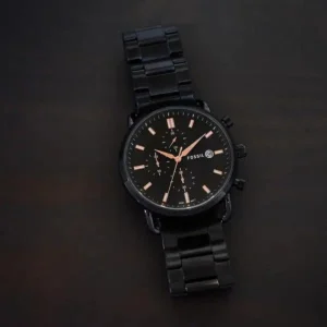 Premium Fossil Commuter Watch Black Copper For Men (BOT3137) - stayhit.in