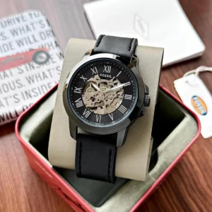 Premium Fossil Grant Automatic Watch Black For Men (WS190) - stayhit.in