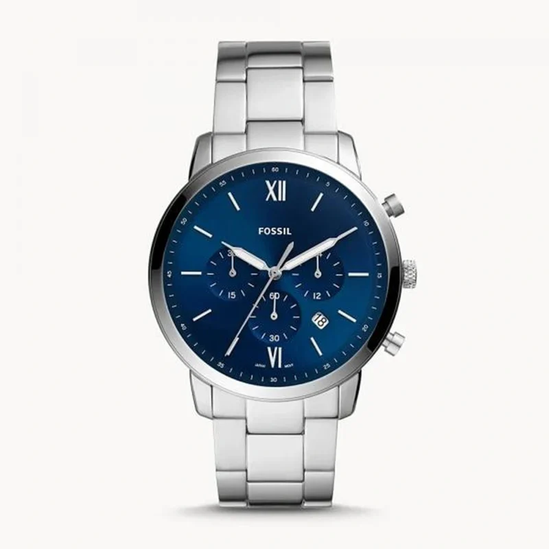 Premium Fossil Neutra Fs5792 Watch Silver Blue For Men (BOT3133) - stayhit.in