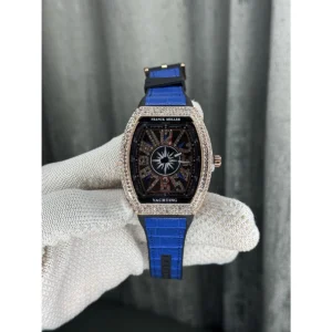 Premium Frank Muller Yachting Watch Blue For Men (JH465) - stayhit.in