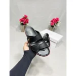 Premium Giuseppe Zanotti Urbaner Sandals Double Strap Black For Men (HS315) - stayhit.in