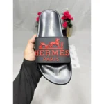 Premium Hermes Paris Slides Black For Men (HS320) - stayhit.in