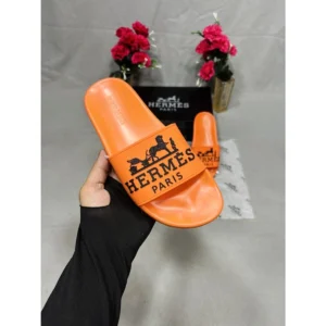 Premium Hermes Paris Slides Orange For Men (HS301) - stayhit.in