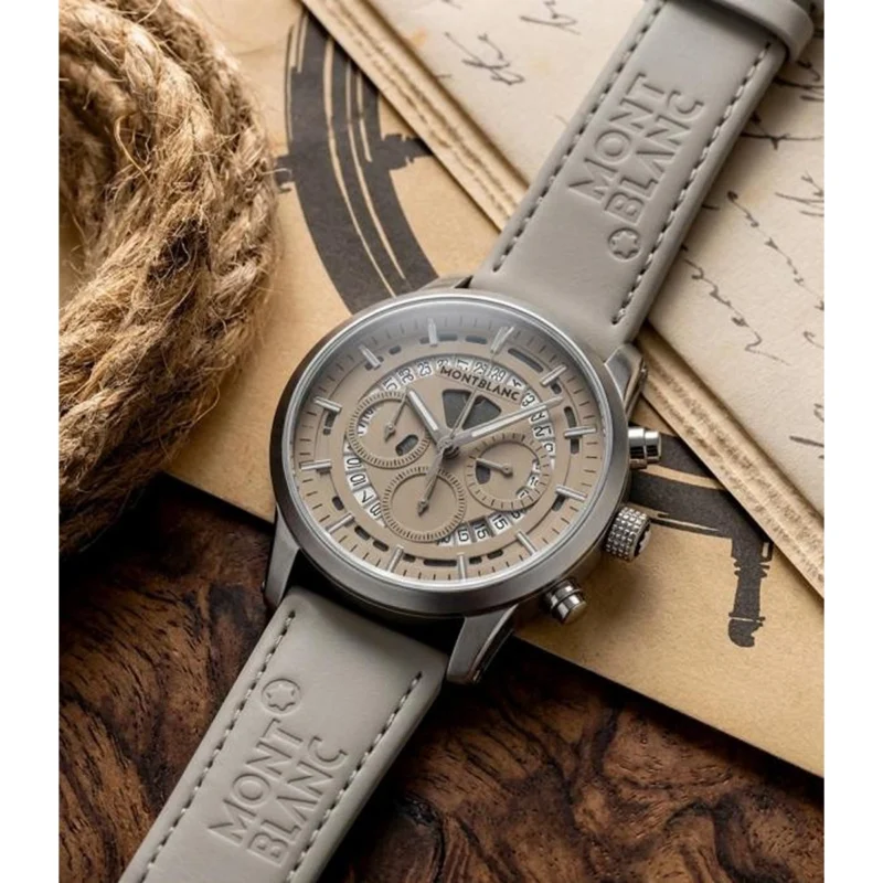 Premium Mont Blanc Watch Grey For Men (BOT3915) - stayhit.in