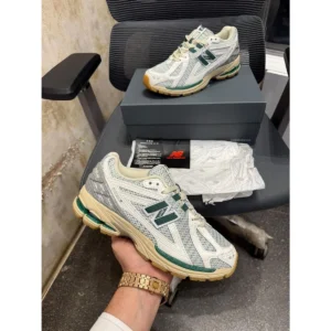 Premium New Balance 1906r Shoes White Green Cream For Men (LAB711) - stayhit.in