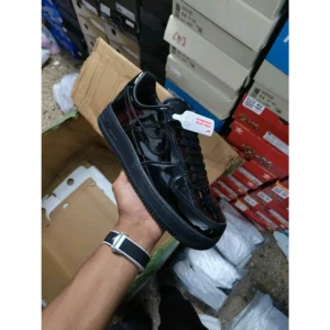 Premium Nike Air Force 1 07 Black Patent Shoes For Men (WS214) - stayhit.in
