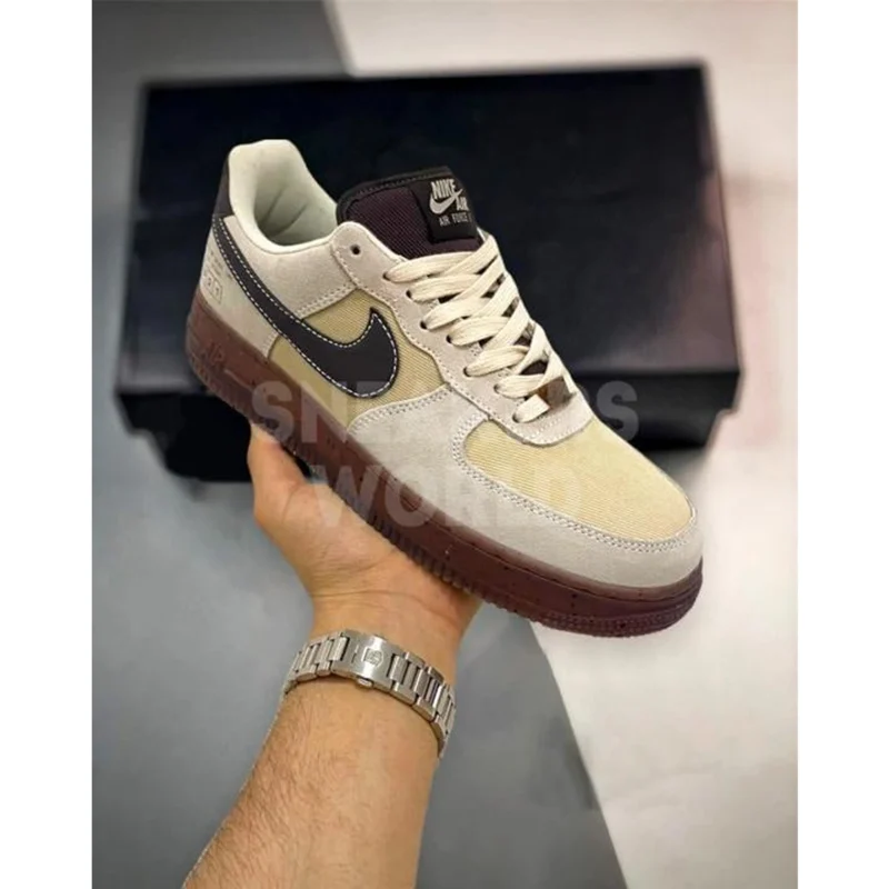 Premium Nike Air Force 1 Low Shoes Coffee Brown For Men (BSF1823) - stayhit.in