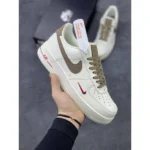 Premium Nike Air Force 1 Mini Shoes Red Swoosh For Men