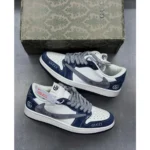 Premium Nike Air Jordan X Travis Scott X Gucci Navy Shoes For Men (HS284) - stayhit.in